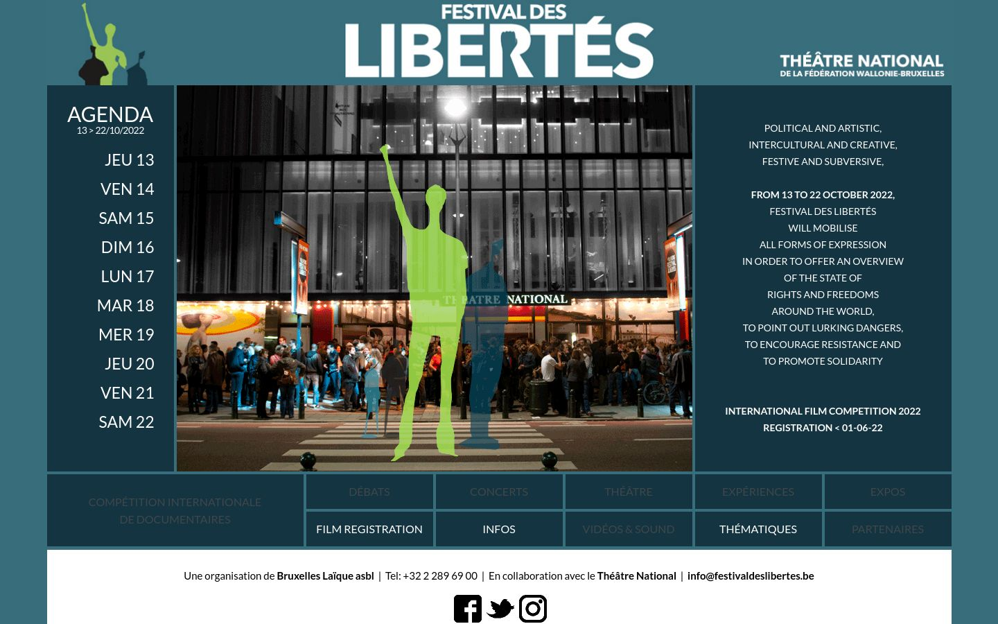 Festivaldesli­ber­tes | Bruxelles Laïque  Festival des Libertés 2020 Prelaunch_2020
